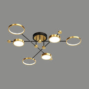 Modern Luxurious Metal LED Living Room Ceiling Light