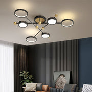 Modern Luxurious Metal LED Living Room Ceiling Light