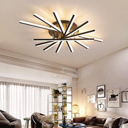 Nordic Metal Creative Strip LED Ceiling Light