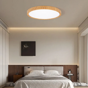 Cream Style Flush Mount Wood Ceiling Light