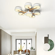 Branch Creative Iron Living Room LED Ceiling Light