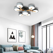 Branch Creative Iron Living Room LED Ceiling Light