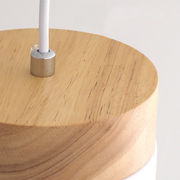 Nordic Wood Modern Round Lamping