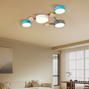 Multi Heads Branch Iron Bedroom LED Ceiling Light