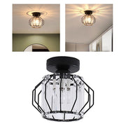 Antique Mini Glass Ceiling Light For Dining Room