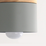 Nordic Wood Modern Round Lamping