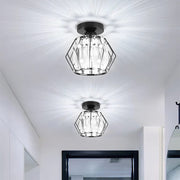 Geometric Glass Ceiling Lights For Dining Room