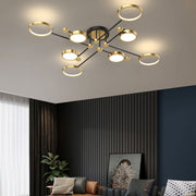 Modern Luxurious Metal LED Living Room Ceiling Light