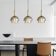 Modern Simple Glass Dome Ceiling Pendant Lights