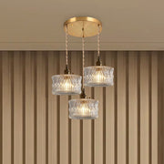 Retro Creative Clear Glass Shade Kitchen Pendant Light