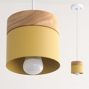 Nordic Wood Modern Round Lamping