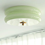 Vintage White Dome Ceiling Light