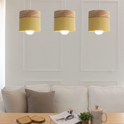 Nordic Wood Modern Round Lamping