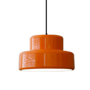 Vintage Orange Simple Pendant Light For Dining Room