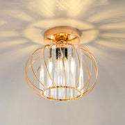 Black Luxury Glass Hallway Mini Ceiling Lighting