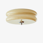 Vintage White Dome Ceiling Light