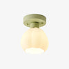 French Creamy White Flower Ceiling Light