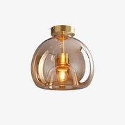 Vintage Copper Glass Modern Ceiling Lights