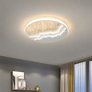 Creative Stars White Round LED Bedroom Ceiling Lights