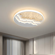 Creative Stars White Round LED Bedroom Ceiling Lights