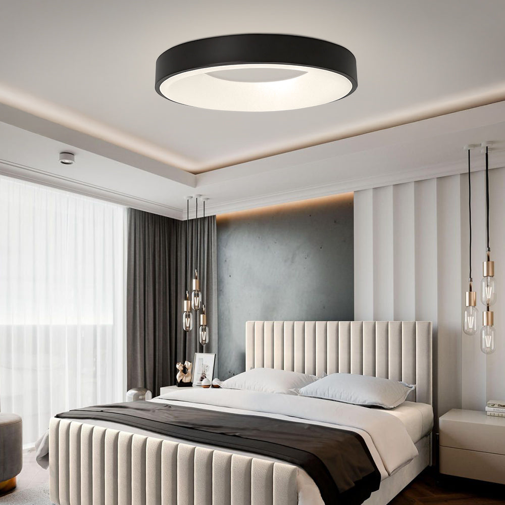 Gleamlamp Dimmable Ceiling Light Modern Colorful Simple Round Bedroom ...