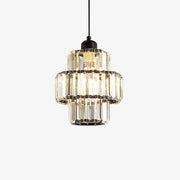 Exquisite Black or Gold Glass Pendant Light