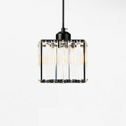 Luxury Multi-lights Glass Black Bedroom Pendant Light