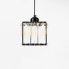 Luxury Multi-lights Glass Black Bedroom Pendant Light