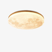 Simple Minimalist Moon Round LED Dimmable Ceiling Light