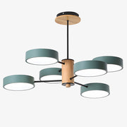 Stylish Macaron Multi Arm LED Ceiling Pendant Light