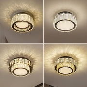 Luxury Crystal Hallway Flush Mount Ceiling Lights