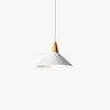 Minimalist White Disc Iron Pendant Light