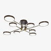 Large Iron Rings Living Room LED Ceiling Light