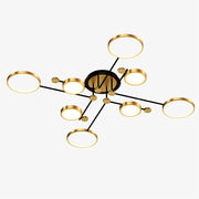 Modern Luxurious Metal LED Living Room Ceiling Light