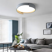 Flush Mount Circular Simple LED Dimmable Ceiling Light