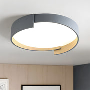 Flush Mount Circular Simple LED Dimmable Ceiling Light