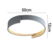 Flush Mount Circular Simple LED Dimmable Ceiling Light