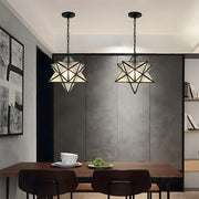 Nordic Creative Stars Metal Pendant Lights For Living Room