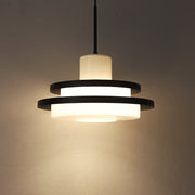 Nordic Style Double layer Bauhaus Equator Glass Pendant Lamp