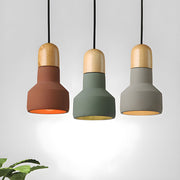 Colorful Cement Pendant Lights for Living Room