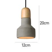 Colorful Cement Pendant Lights for Living Room