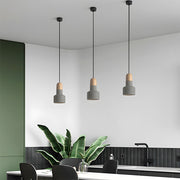 Colorful Cement Pendant Lights for Living Room