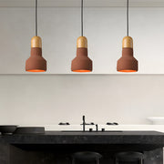 Colorful Cement Pendant Lights for Living Room