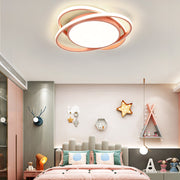 Creative Colorful Flush Mount Bedroom Ceiling Light