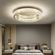 Round Crystal Ceiling Lights in Gold Color