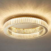 Round Crystal Ceiling Lights in Gold Color