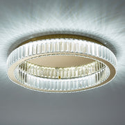 Round Crystal Ceiling Lights in Gold Color