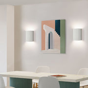 Modern Half-Circle Resin Wall Light For Living Room