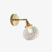 Modern Retro Glass Globe Wall Light For Living Room