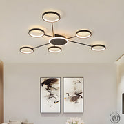 Modern Multi-Head LED Ring Ceiling Light